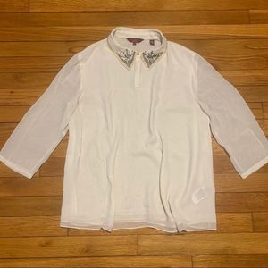 Ted Baker Embellished Collar Shirt
